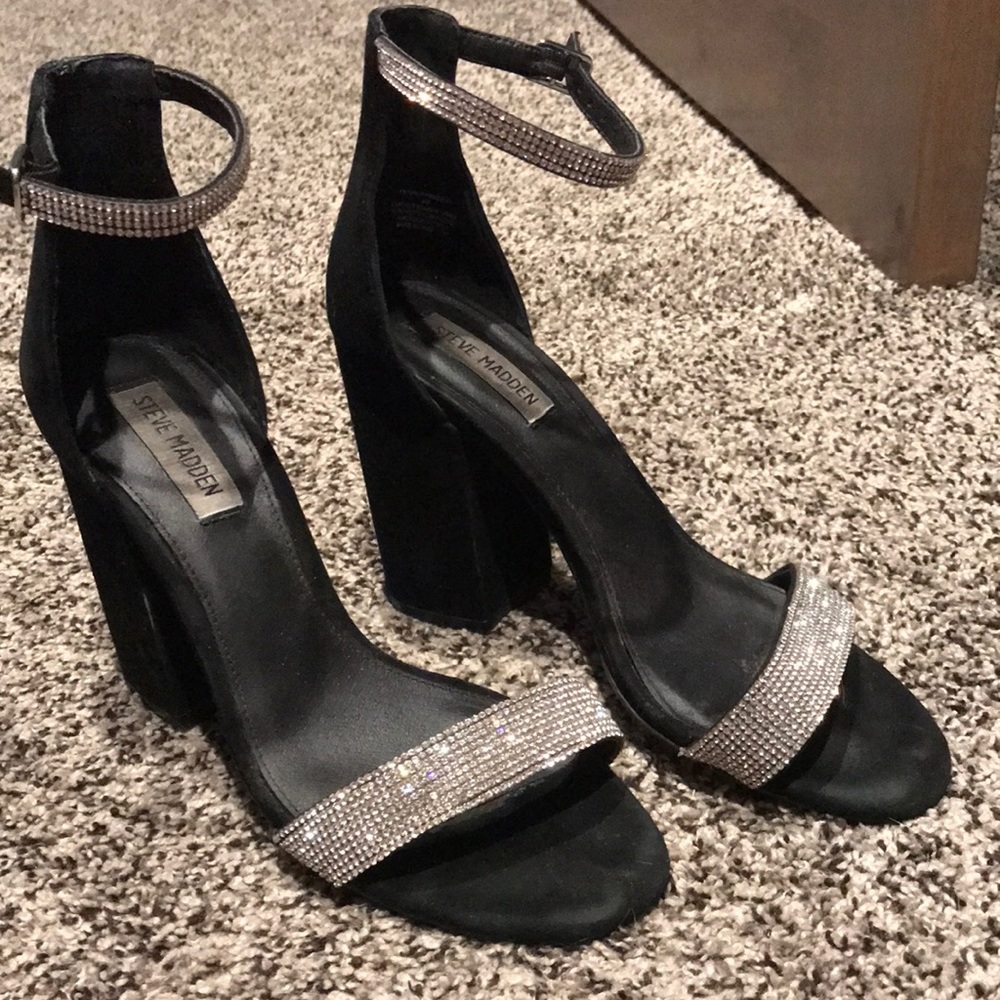 Steve Madden rhinestone heel
